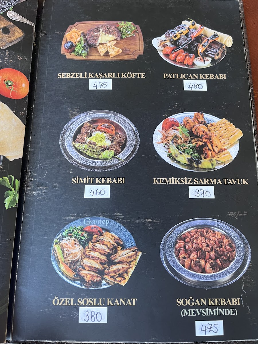 Menu Gantep Mutfak Zanaatları-1